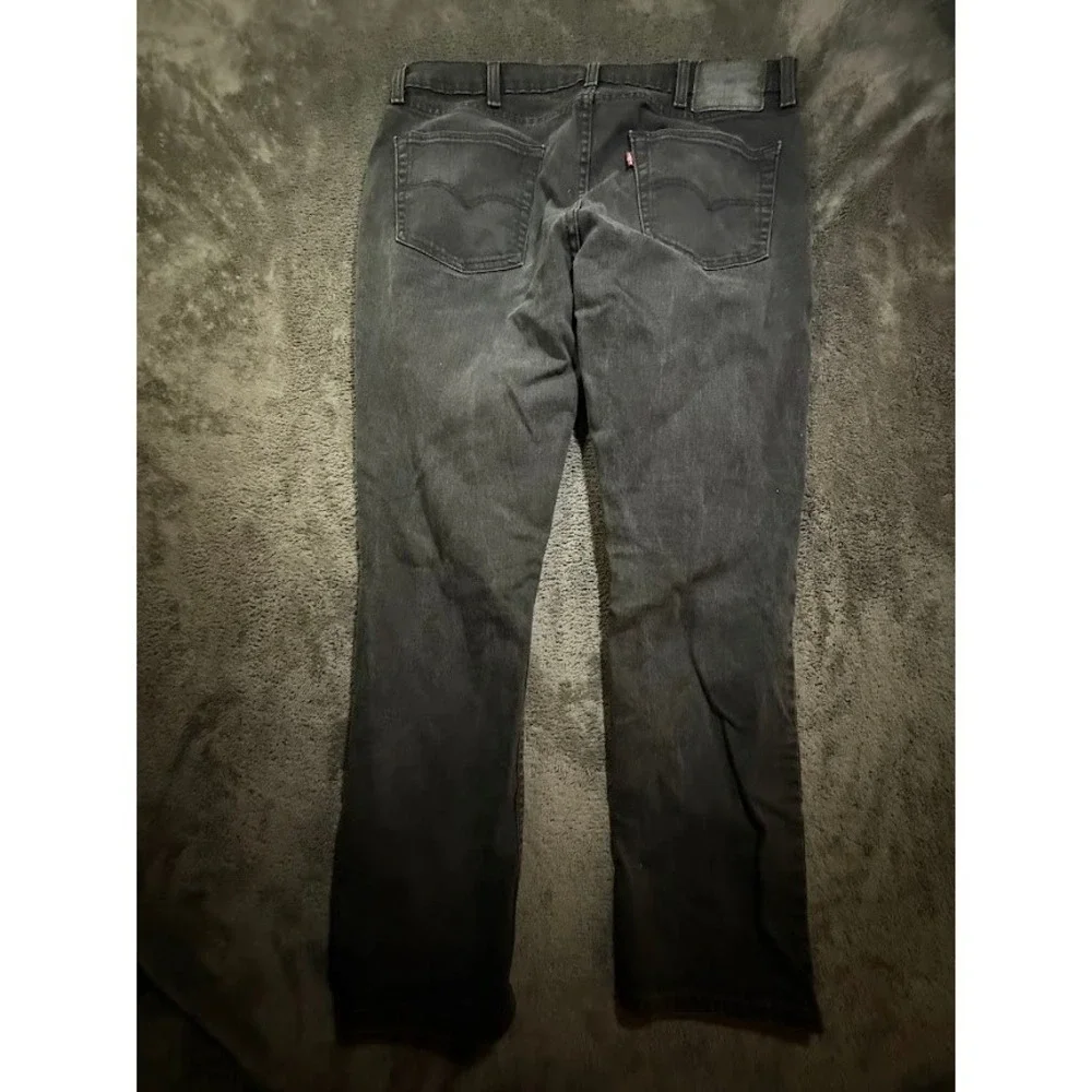 Levis 514 Straight Fit Jeans Mens Black‎ Denim Pants Regular Fit 5-Pocket 38x29